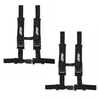 Image of PRP 4.2 Black 4-Point Adjustable 2" Belt Harness Pair With Auto Style Latch