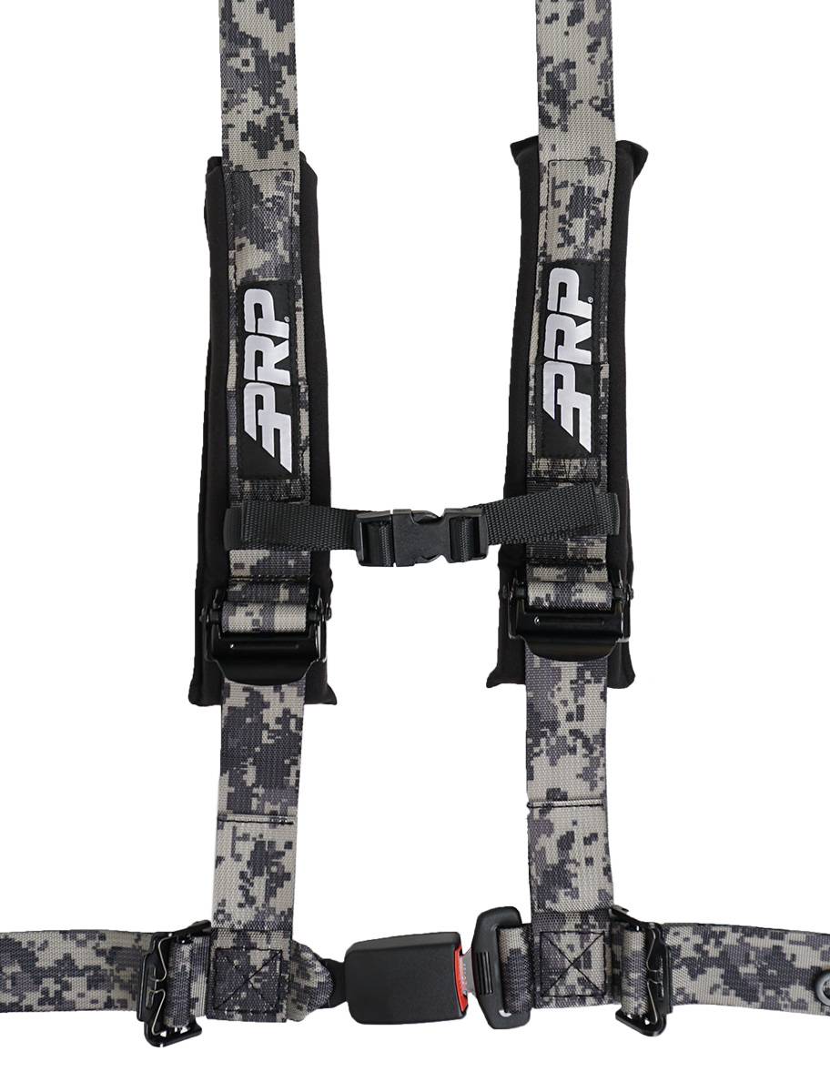 Image of PRP 4.2 Digital Camo 4-Point Adjustable 2" Belt Harness With Auto Style Latch