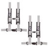 Image of PRP 4.2 Silver 4-Point Adjustable 2" Belt Harness Pair With Auto Style Latch