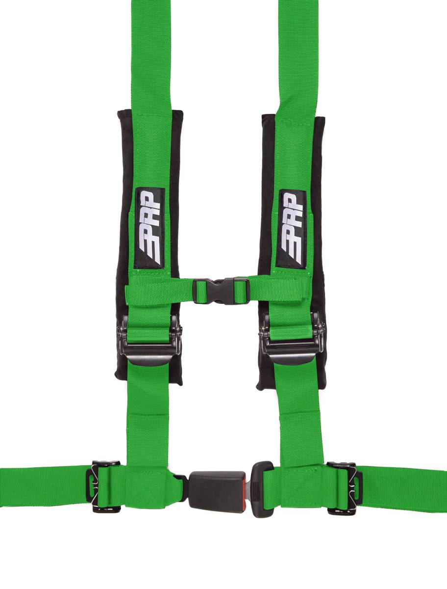 Image of PRP 4.2 Green 4-Point Adjustable 2" Belt Harness With Auto Style Latch