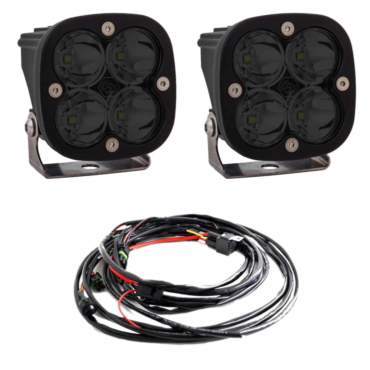 Image of Baja Designs Squadron Pro 850nm Infrared Driving/Combo Lights W/ Toggle Harness