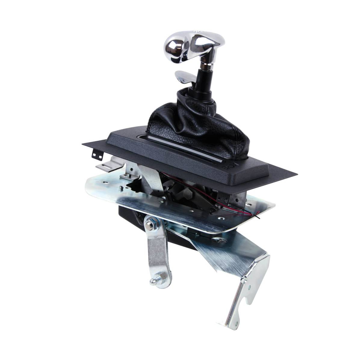 Image of B&M Automatic Ratchet Shifter Hammer Console For 87-93 Ford Mustang AOD AODE C4