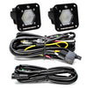 Image of Baja Designs Flush Mount S1 Work/Scene LED Reverse Light Pair & Wiring Kit