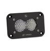 Baja Designs 481006 Black Flush Mount S2 Pro Clear Work/Scene Beam LED Light