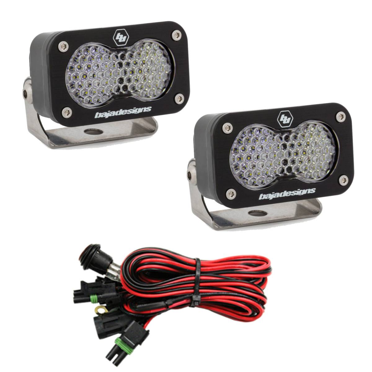 Image of Baja Designs S2 Pro Clear Work/Scene Pattern LED Lights 5000K 2,450 Lumens