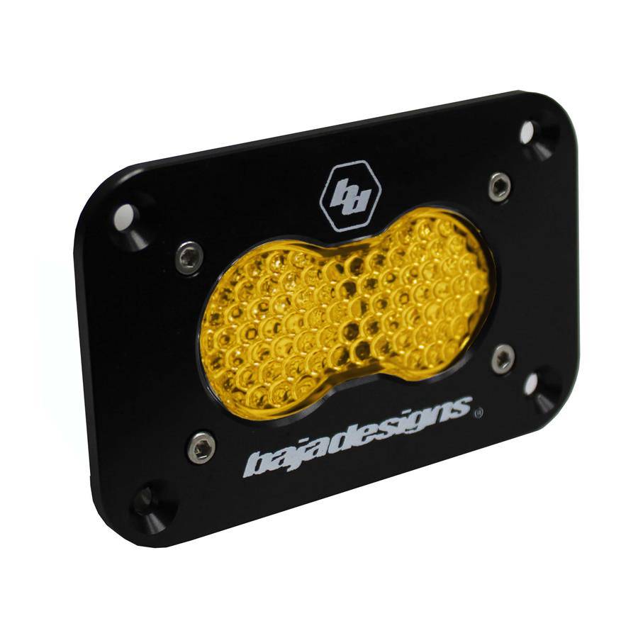 Image of Baja Designs S2 Sport Amber Work/Scene Flush Mount 5000K LED Light Pod