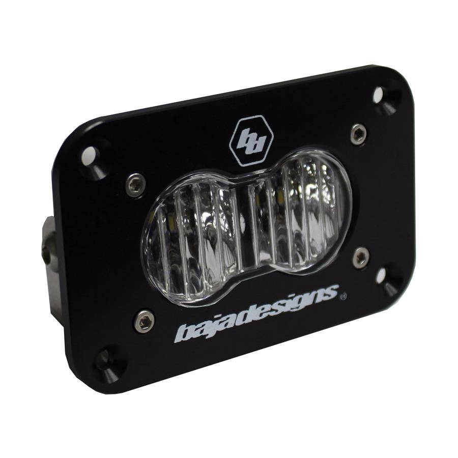 Image of Baja Designs S2 Sport Clear Wide Cornering Flush Mount 5000K LED Light Pod