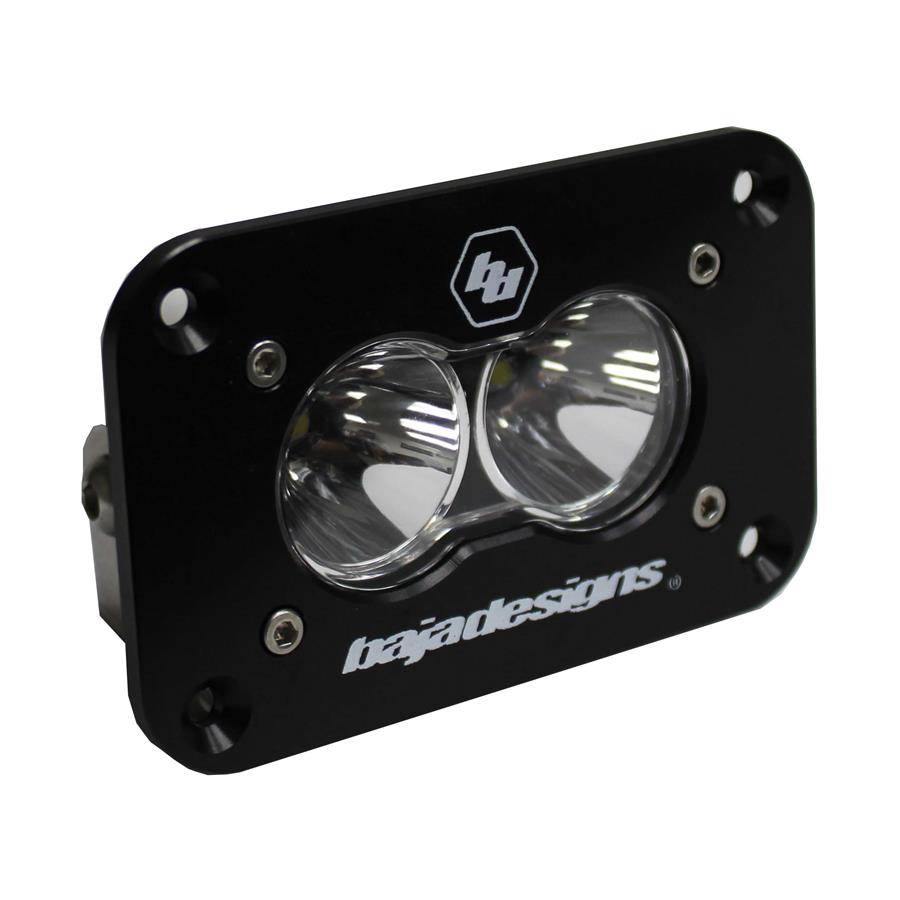 Image of Baja Designs S2 Sport Clear Spot Flush Mount 5000K LED Light Pod 1130 Lumens
