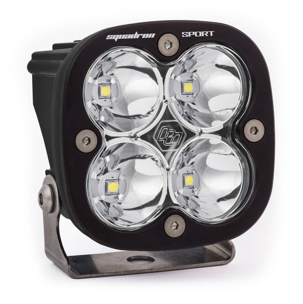 Image of Baja Designs Single Squadron Sport Clear Spot Beam Light Pod 5000K 3,150 Lumens