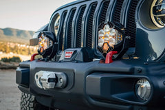 Image of Baja Designs LP6 Clear 5000K Pro Bumper Light Kit For 18-22 Jeep JL/JT Rubicon