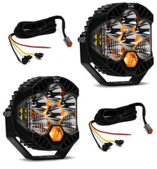 Image of Baja Designs LP6 Clear 5000K Pro Bumper Light Kit For 18-22 Jeep JL/JT Rubicon