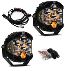 Image of Baja Designs LP6 Clear 5000K Pro Bumper Light Kit For 18-22 Jeep JL/JT Rubicon