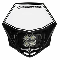 Image of Baja Designs Motorcycle Squadron Pro D/C 4900lm Headlight Kit With Black Shell