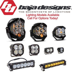 Image of Baja Designs Motorcycle Squadron Pro D/C 4900lm Headlight Kit With Black Shell