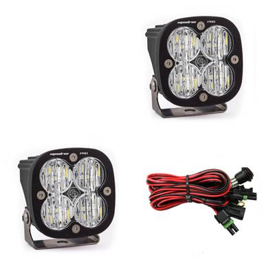 Image of Baja Designs Squadron Pro Black with Clear Wide Cornering Beam LED Lights