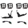 Image of Baja Designs Double Squadron Sport Headlight Kit For 2019+ Honda SXS Talon 1000