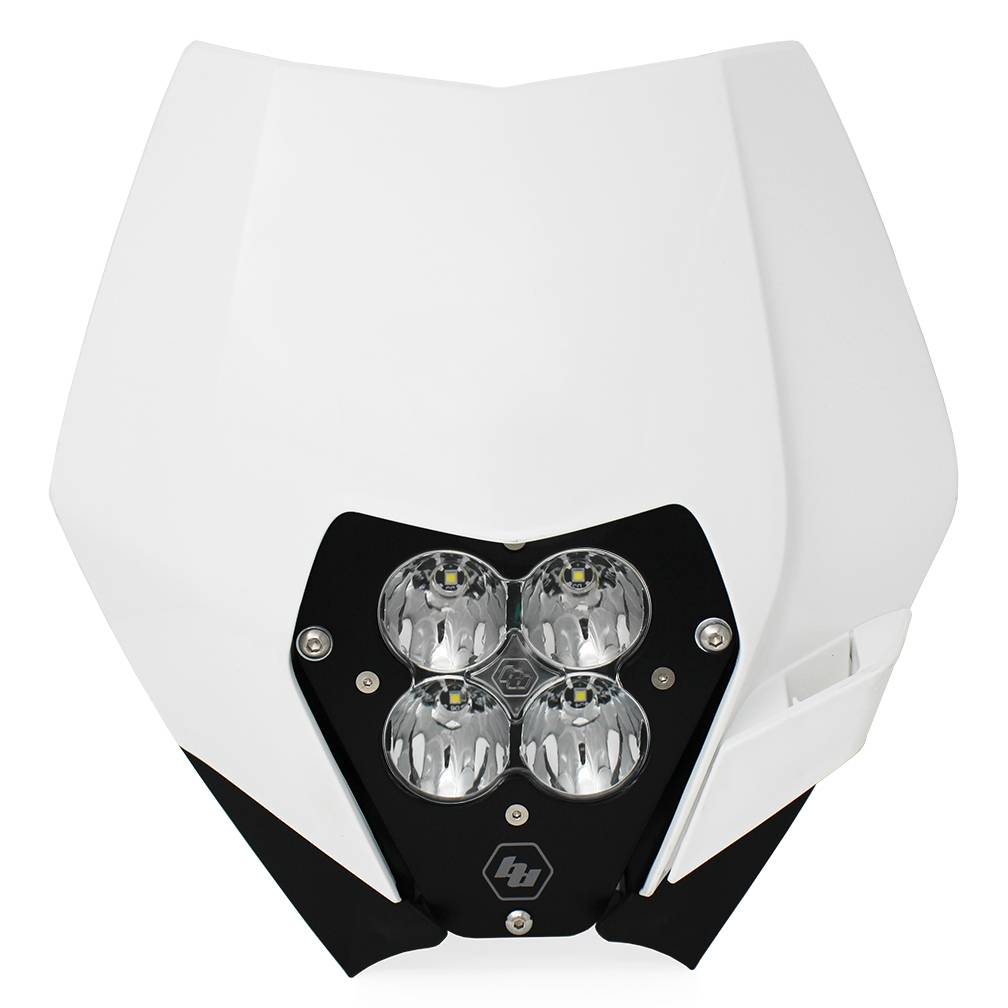 Image of Baja Designs XL80 D/C Headlight Kit With White Shell for 2008-2013 KTM