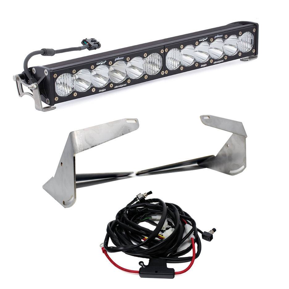 Image of Baja Designs OnX6+ 20" Bumper/Grill Mount Light Bar Kit For 2019+ Ram 2500/3500