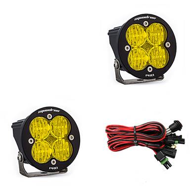 Image of Baja Designs Squadron Round Pro Amber Wide Cornering Lights
