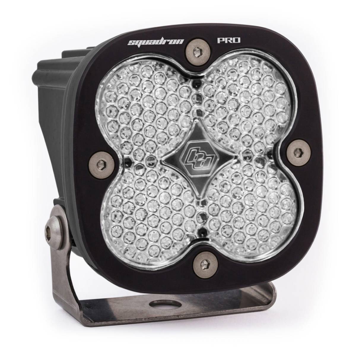 Image of Baja Designs Squadron Sport Clear Work/Scene LED Light Pod With Bracket 3,150 LM