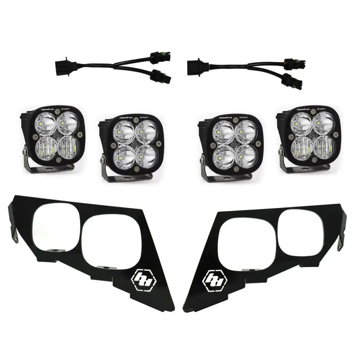 Image of Baja Designs Squadron Headlight Kit For 2018-2021 Arctic Cat/Textron Wildcat XX