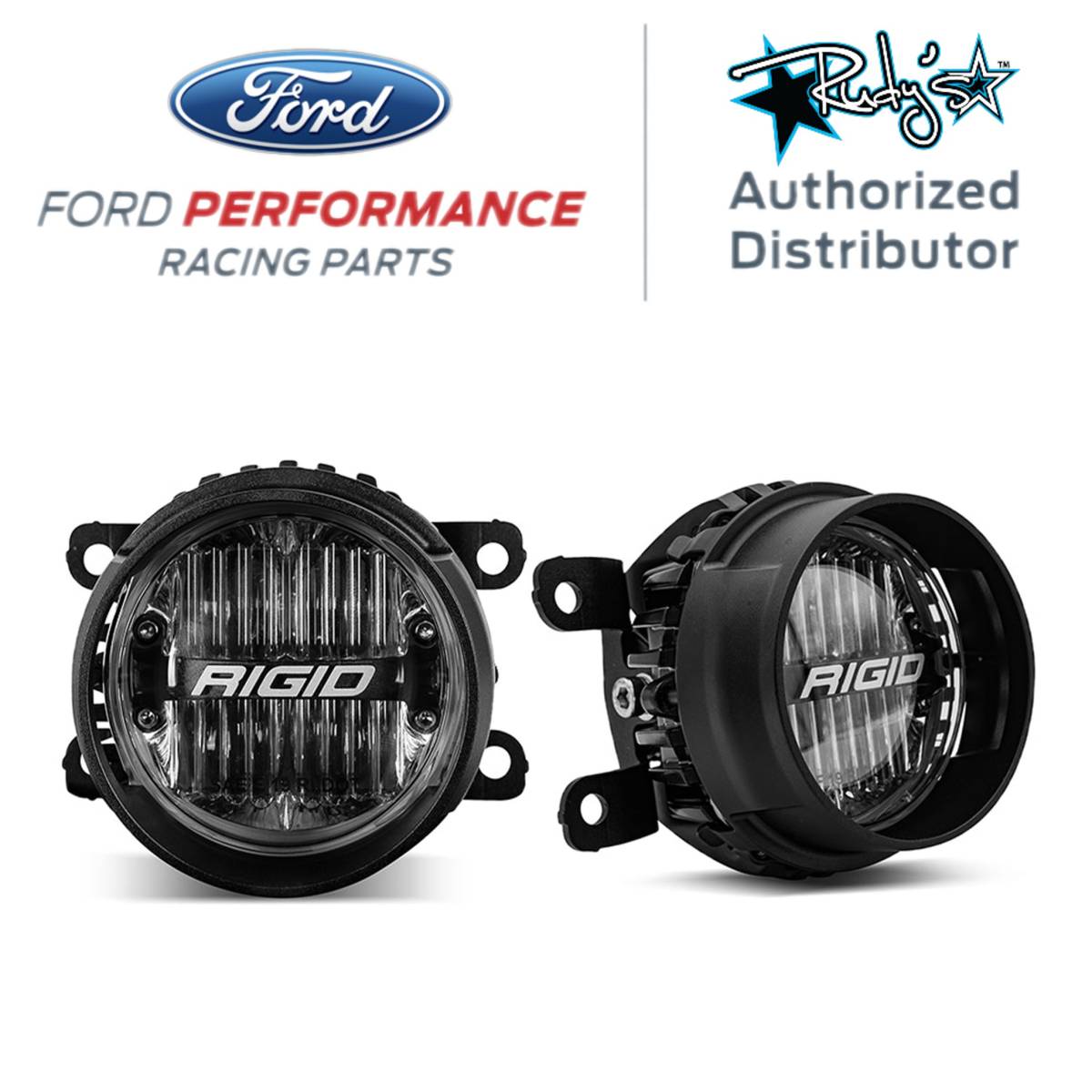 Image of Ford Performance Rigid Off-Road Fog Light Kit For 21+ Ford Bronco W/ Base Bumper