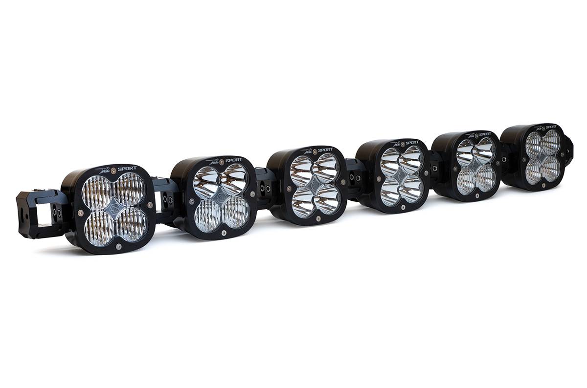 Image of Baja Designs 6 XL Linkable Multi Pattern 18,900 lm LED Light Bar W/ Rock Guards