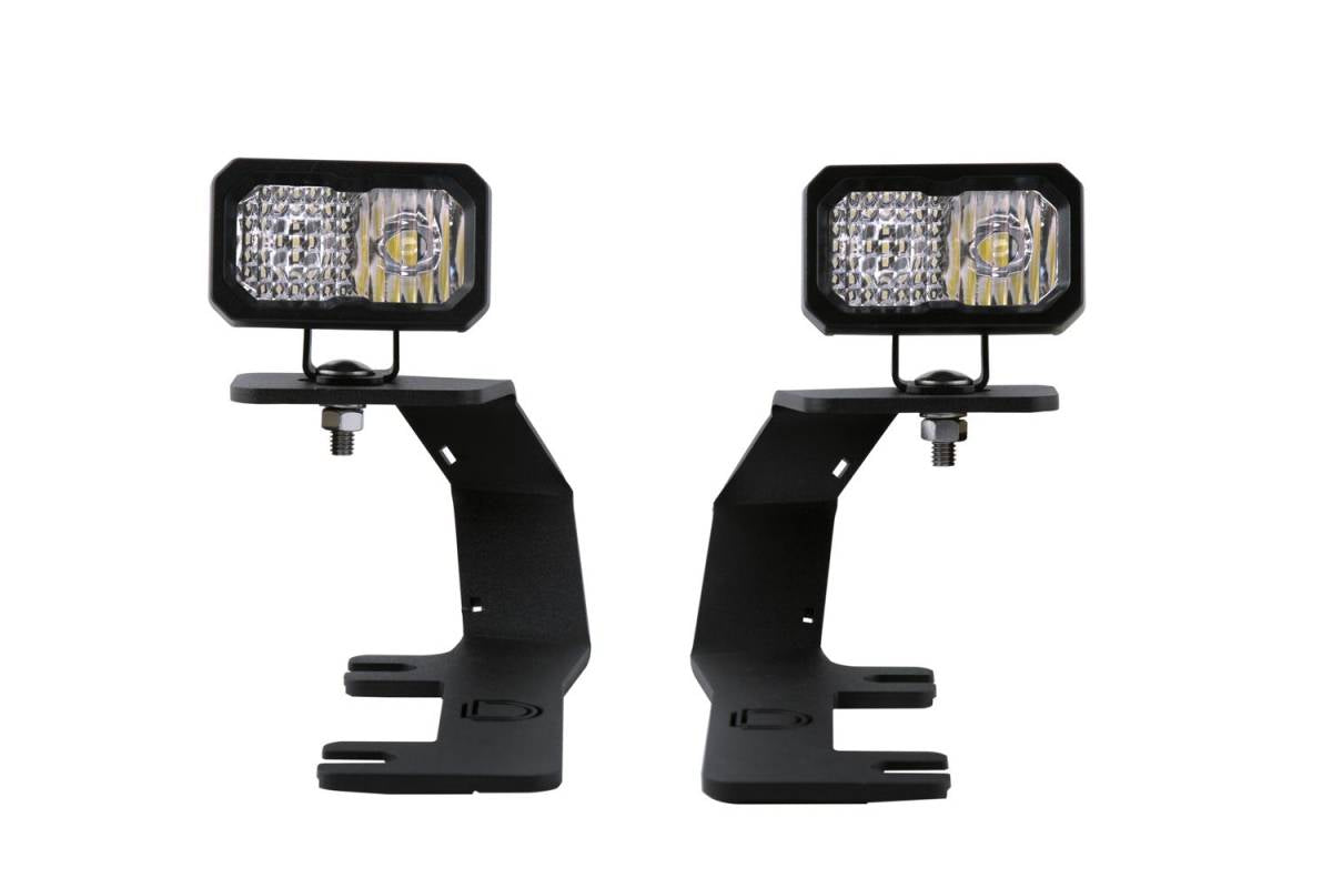 Image of Diode Dynamics SSC2 Pro White Combo Ditch Light Kit For 14-19 Chevy Silverado