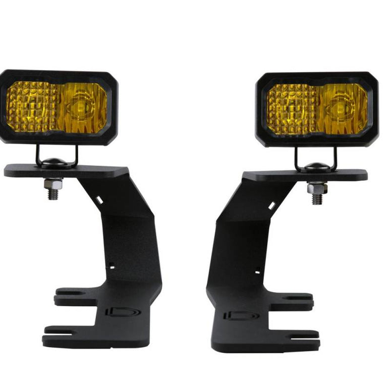 Image of Diode Dynamics SSC2 Sport Amber Combo Ditch Light Kit For 14-19 Chevy Silverado