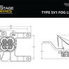 Image of Diode Dynamics SS3 White Sport LED Driving Fog Light Kit For 2016-2018 Silverado