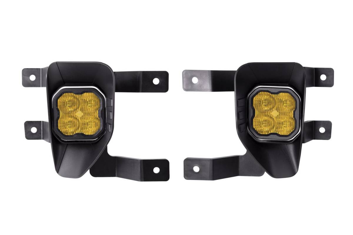 Image of Diode Dynamics SS3 Amber Pro Fog Light Kit W/Backlight For 16-18 Silverado 1500