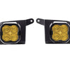 Diode Dynamics SS3 Amber Pro Fog Light Kit W/Backlight For 2019-2021 Chevy 1500