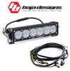 Image of Baja Designs 10" OnX6+ Clear Wide Cornering Light Bar W/ High/Low Wiring Harness