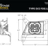 Image of Diode Dynamics SS3 White Sport LED Fog Light W/Backlight For 20-22 Chevy 2500