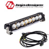 Image of Baja Designs 10" S8 Clear Spot Beam Light Bar W/ Toggle Harness & Backlight
