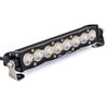 Image of Baja Designs 10" S8 Clear Wide Cornering Light Bar W/ Toggle Harness & Backlight