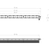 Image of Baja Designs 30" S8 Amber Wide Cornering Light Bar W/ Toggle Harness & Backlight