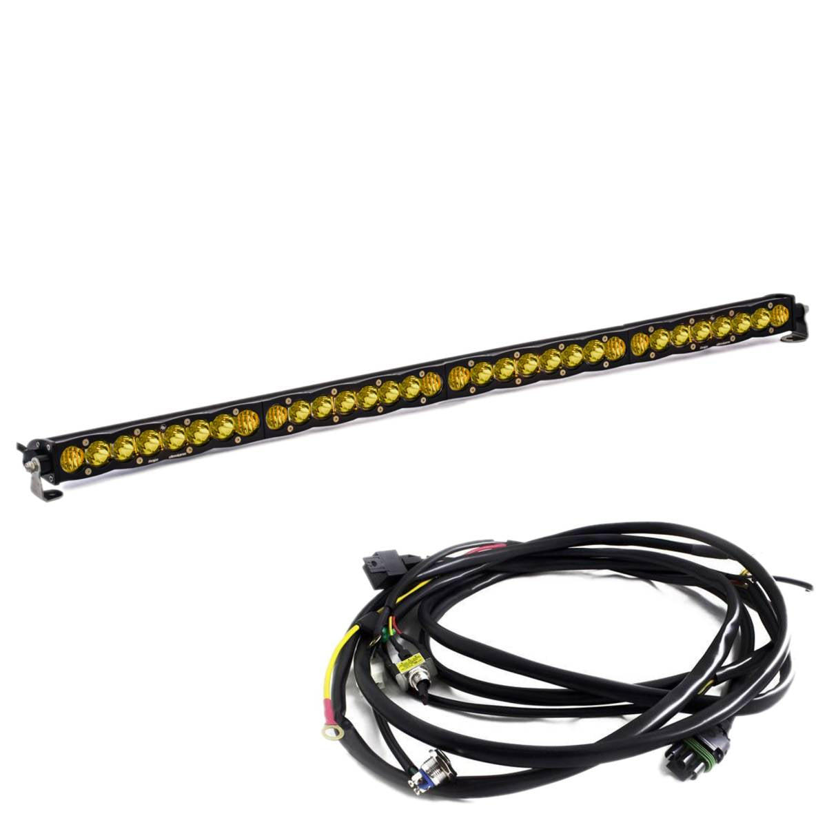 Image of Baja Designs 40" S8 Amber Driving/Combo Light Bar W/ Toggle Harness & Backlight