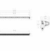 Image of Baja Designs 50" S8 Clear Wide Cornering Light Bar W/ Toggle Harness & Backlight
