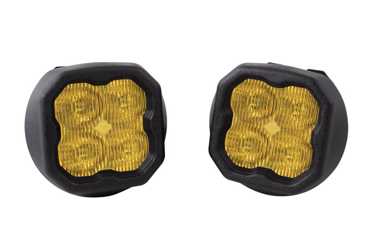 Image of Diode Dynamics SS3 Amber Pro Fog Light Kit W/Backlight For 2007-2014 Chevy Tahoe