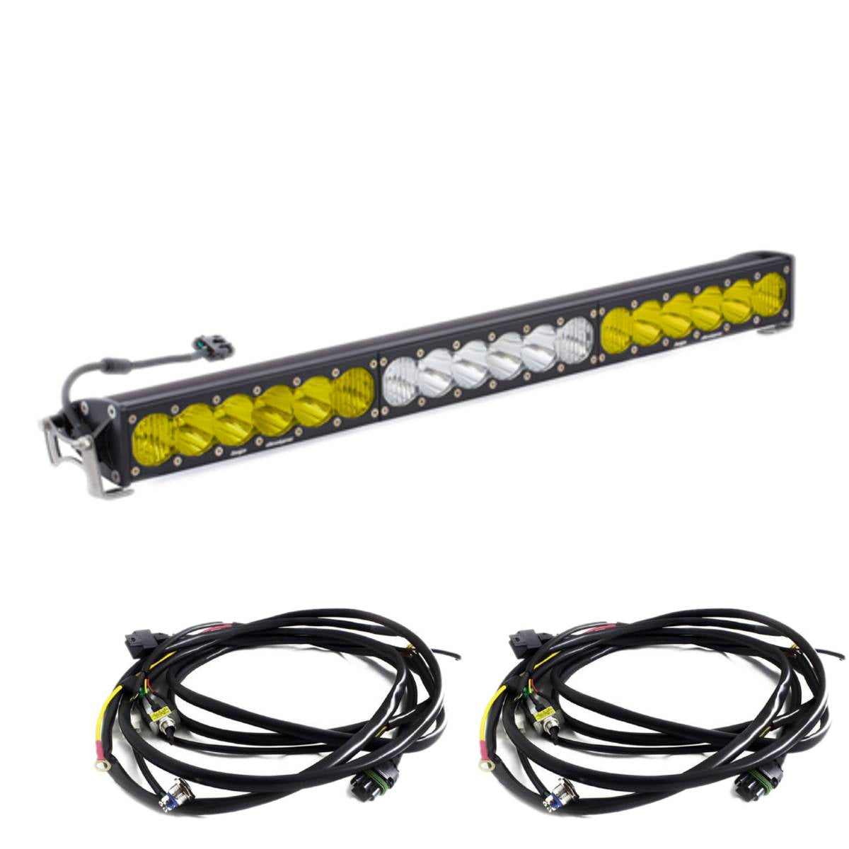 Image of Baja Designs 30" OnX6 Dual Control Combo Light Bar W/ High/Low Wiring Harnesses