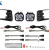 Image of Diode Dynamics SS3 Amber Max Fog Light Kit W/Backlight For 2015-2020 Chevy Tahoe