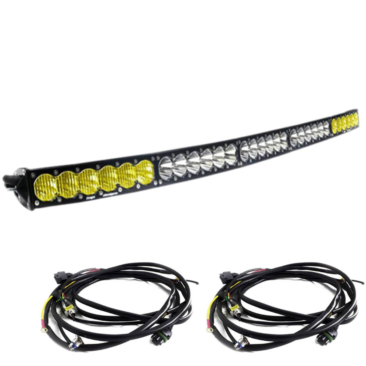 Image of Baja Designs 50" OnX6 Arc Series Dual Control Combo Light Bar & Wiring Harnesses