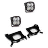 Image of Baja Designs Squadron Sport Clear Cornering Fog Light Kit For 2019-2022 Chevrolet Silverado