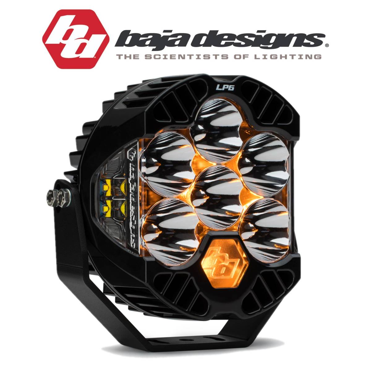 Image of Baja Designs LP6 Pro LED Clear Spot Beam Light 8,600 Lumens