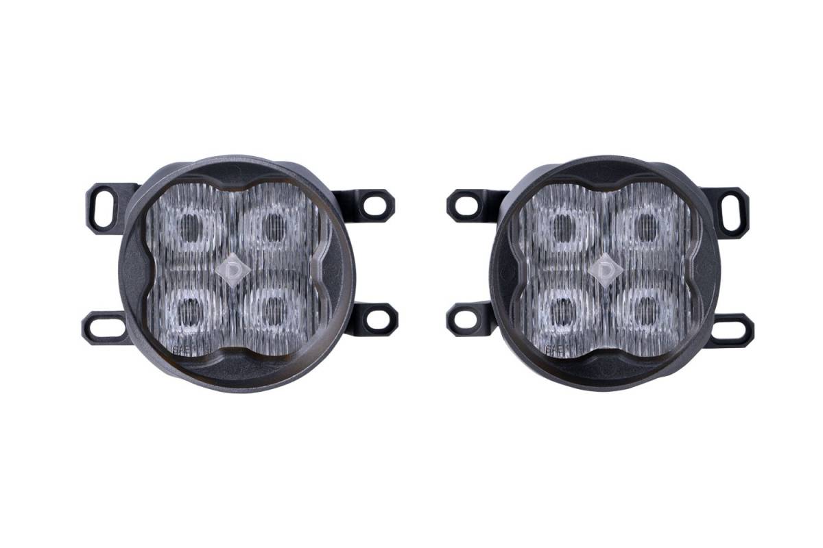 Image of Diode Dynamics SS3 Type CGX White Pro LED Universal Fog Light Kit W/ Backlight