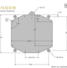 Image of Morimoto 4Banger NCS Amber Spot Beam 5700K LED Light Pod Kit Universal Mount