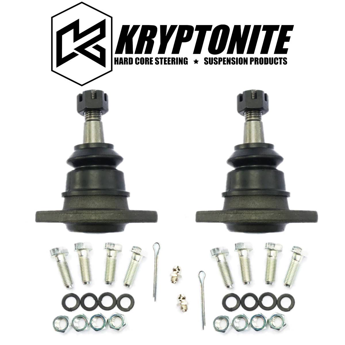 Image of Kryptonite Bolt-In Upper Ball Joint Set For 2001+ Chevy/GMC 1500HD 2500HD 3500HD