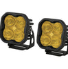 Image of Diode Dynamics SS3 Max Amber Universal Fog Light Pod Set W Amber Backlight