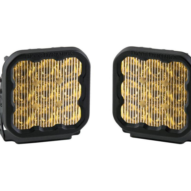 Image of Diode Dynamics SS5 Amber Pro Universal Driving Light Pod Kit W/ Wiring Harness